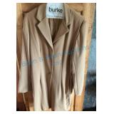 Womens Tan Long-Sleeve Blazer