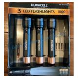 Duracell Ultra 3-Pack LED Flashlights