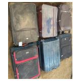 Six Assorted Luggage Pieces
