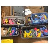 Storage Bins With Lifejackets