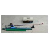 Fishing Rod and Reel Set with Tackle Box