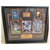 Peyton Manning Framed Memorabilia Display
