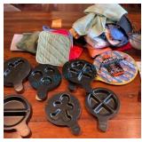 Set of Seven Themed Pancake Pans