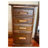 Wooden Storage Cabinet With Four Drawers