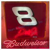 Dale Earnhardt Jr Budweiser neon sign