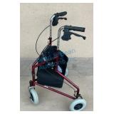 Three-Wheel Mobility Walker