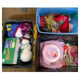 Storage Boxes of Holiday-Themed Items