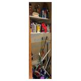 Household Cleaning Supplies and Tools Lot