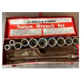 21-Piece 3/4' Drive Socket Wrench Set