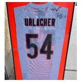 Framed Autographed Urlacher Jersey