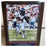 Al Wilson Signed Broncos Plaque