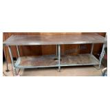 8ft Wide Industrial Stainless Steel Table