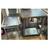 Commercial Stainless Steel Tables
