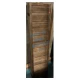 Wooden Louvered Folding Screen Panel