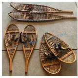 Traditional Wooden Snowshoes