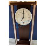 Seiko Pendulum Wall Clock in Wooden Frame