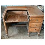 Wooden Drop-Front Writing Desk