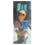 Signed Native American Figurines, 7 Inches Tall