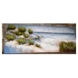 Coastal Landscape Oil Painting on Canvas