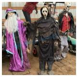 Three Life-Size Halloween Figures