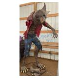 8-Foot Animatronic Werewolf Halloween decoration