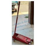 Heavy-Duty Red Hydraulic Floor Jack