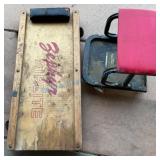 Zephyr Elite Wooden Sled with Seat