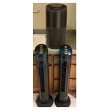 Instant Air Purifier and Two Tower Fans