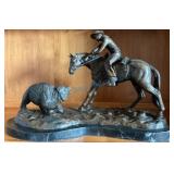16x24 Frederick Remington Recast Bronze