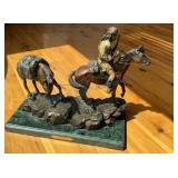 Bronze Sculpture 'Trapper' by Steve Davies
