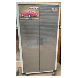 Metal Storage Cabinet With Rolling Wheels