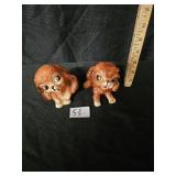 Vintage Salt &Peper cocker Spaniel set