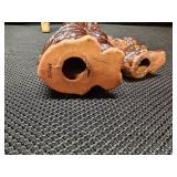 Vintage Japan Redware Poodle Figurine Set