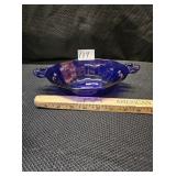 Vintage Colbalt Blue L.E.Smith Candy Dish