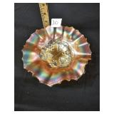 Vintage Carnival Glass Dish