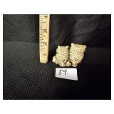 Vintage Wony Italy Resin Owl