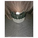 Green MCM TV Lamp Planter