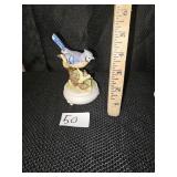 Vintage Porcelain Blue Jay