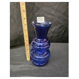 Vintage Colbalt Blue Beehine Vase