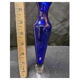 Vintage Colbalt Blue Glass Vase