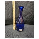 Vintage MCM Colbalt Blue Glass Vase