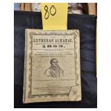 Antique Lutheran Almanac 1853