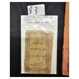 Antique Small Book Bread-The Staff of Life