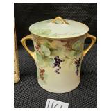 Antique Limoges Porcelain Condensed Milk Container