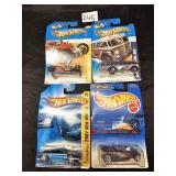 Lot of 4 HotWheels Collectible Cars