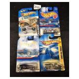 Lot of 4 HotWheels Collectible Cars