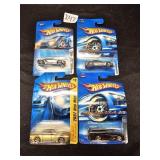 Lot of 4 HotWheels Collectible Cars