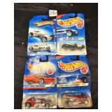 Lot of 4 HotWheels Collectible Cars