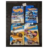 Lot of 4 HotWheels Collectible Cars