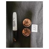 1oz Fine Copper Round Lot of 2